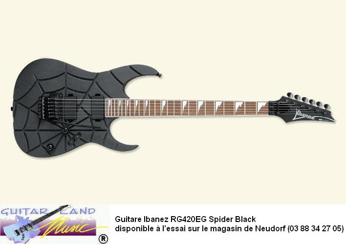 Guitare Ibanez RG420EG Spider Black